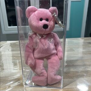 Ty beanie babies Sakura ll 2002Pink Plush Bear with Ribbon collection collectors